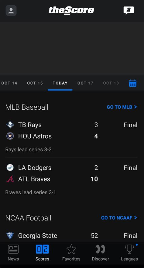 Your Latest Sports Results .
